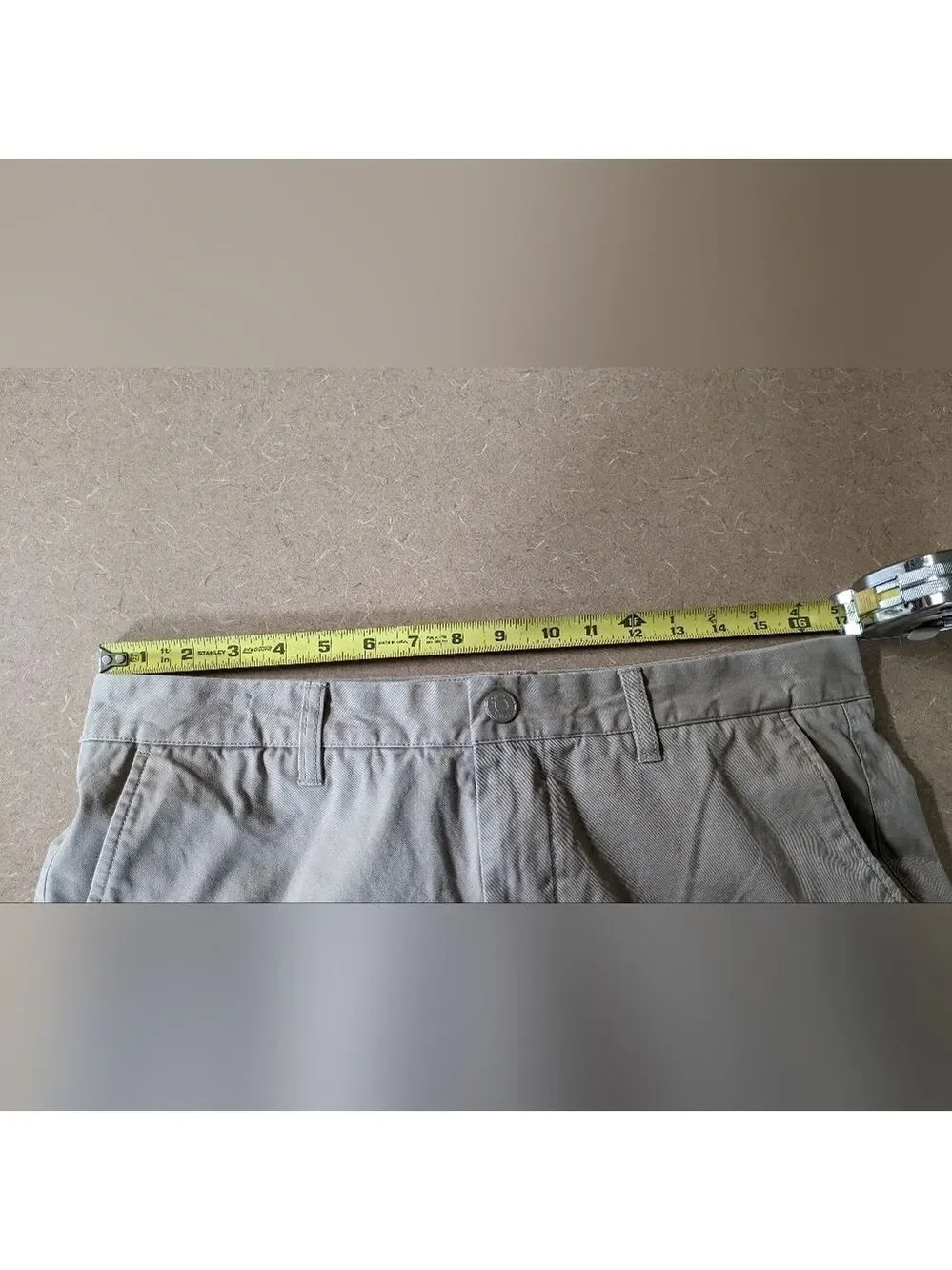 Bonobos Straight Cotton Khakis Size 34x32 (hemmed to 28